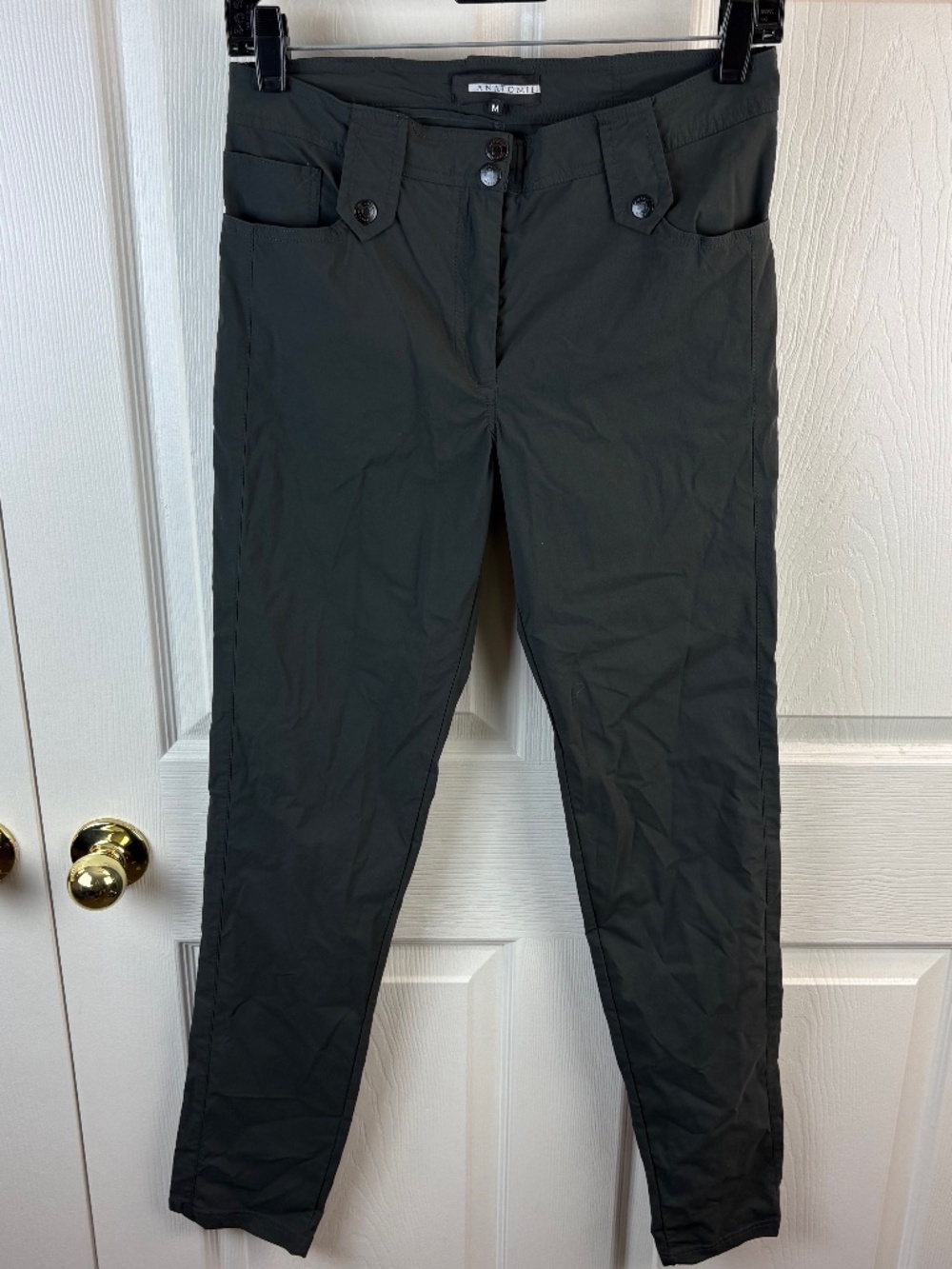 Anatomie Straight Slim Leg Pants Gray